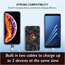 Ottawa Senators Urban Camo Design 10,000 mAh Portable Power Pack