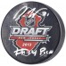 Шайба с автографом Alex Wennberg Seattle Kraken Fanatics Authentic Autographed 2013 NHL Draft Logo with #14 Pick Inscription
