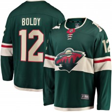 Matthew Boldy Minnesota Wild Home Breakaway Player Jersey - Green