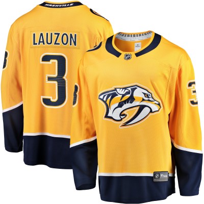 Игровая джерси Jeremy Lauzon Nashville Predators Fanatics Home Breakaway Player - Gold