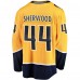 Игровая джерси Kiefer Sherwood Nashville Predators Home Breakaway Player - Gold