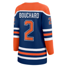 Женская джерси Edmonton Oilers Evan Bouchard Fanatics Royal Home Breakaway Женская джерси Edmonton Oilers Evan Bouchard Fanatics Royal Home Breakaway