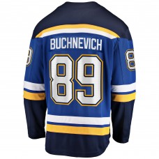 Pavel Buchnevich St. Louis Blues Home Breakaway Player Jersey - Blue