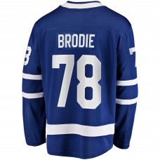 TJ Brodie Toronto Maple Leafs Home Breakaway Player Jersey - Blue