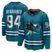 Джерси San Jose Sharks Alexander Barabanov Fanatics Teal Home Breakaway
