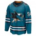 Джерси San Jose Sharks Alexander Barabanov Fanatics Teal Home Breakaway