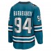 Джерси San Jose Sharks Alexander Barabanov Fanatics Teal Home Breakaway