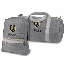 Vegas Golden Knights Personalized Small Backpack and Duffle Bag Set