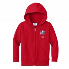 Toddler Columbus Blue Jackets Chad & Jake Red Personalized Full-Zip Hoodie Toddler Columbus Blue Jackets Chad & Jake Red Personalized Full-Zip Hoodie