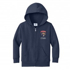 Toddler Florida Panthers Chad & Jake Navy Personalized Full-Zip Hoodie Toddler Florida Panthers Chad & Jake Navy Personalized Full-Zip Hoodie