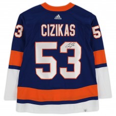 Autographed New York Islanders Casey Cizikas Fanatics Authentic Royal adidas Jersey Autographed New York Islanders Casey Cizikas Fanatics Authentic Royal adidas Jersey