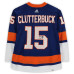 Autographed New York Islanders Cal Clutterbuck Fanatics Authentic Royal adidas Jersey