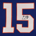 Autographed New York Islanders Cal Clutterbuck Fanatics Authentic Royal adidas Jersey