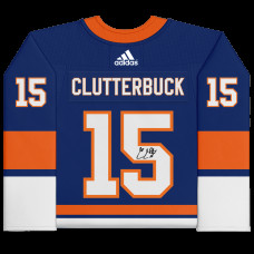 Autographed New York Islanders Cal Clutterbuck Fanatics Authentic Royal adidas Jersey Autographed New York Islanders Cal Clutterbuck Fanatics Authentic Royal adidas Jersey