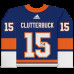 Autographed New York Islanders Cal Clutterbuck Fanatics Authentic Royal adidas Jersey