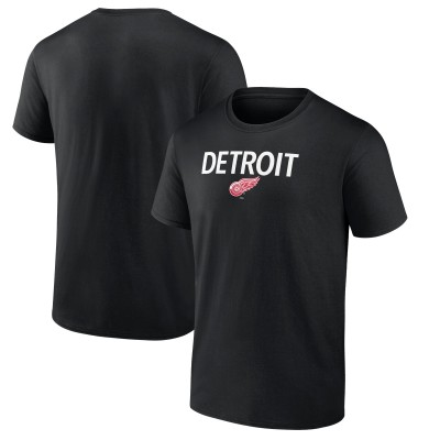 Футболка Detroit Red Wings Team Primary Logo Graphic - Black