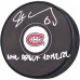 Шайба с автографом Juraj Slafkovsky Montreal Canadiens Fanatics Authentic Autographed with NHL Debut 10/12/22 Inscription
