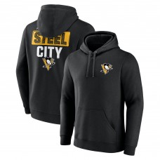 Pittsburgh Penguins Black Territorial Pullover Hoodie Pittsburgh Penguins Black Territorial Pullover Hoodie