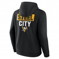 Pittsburgh Penguins Black Territorial Pullover Hoodie Pittsburgh Penguins Black Territorial Pullover Hoodie