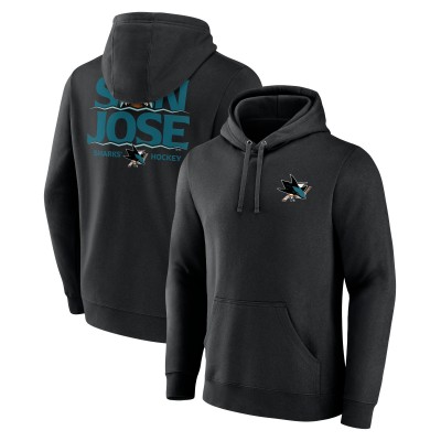San Jose Sharks Black Territorial Pullover Hoodie