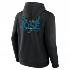 San Jose Sharks Black Territorial Pullover Hoodie
