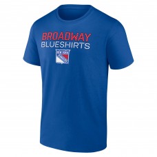 Футболка New York Rangers Blue Shout Out Футболка New York Rangers Blue Shout Out