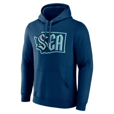Seattle Kraken Deep Sea Blue Proclamation Pullover Hoodie