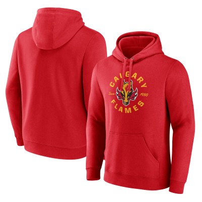 Calgary Flames Red Represent Pullover Hoodie
