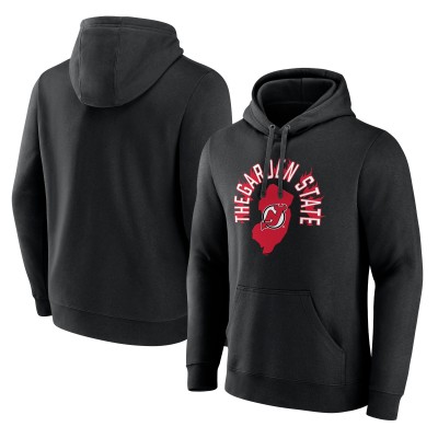 New Jersey Devils Black Represent Pullover Hoodie