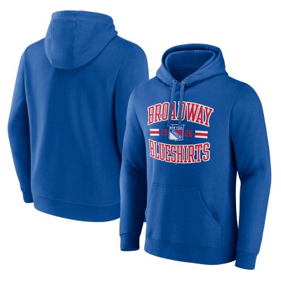 New York Rangers Blue Represent Pullover Hoodie