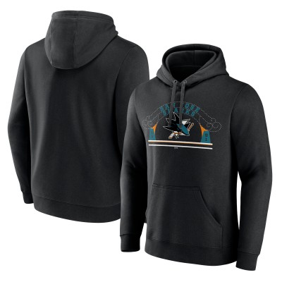 San Jose Sharks Black Represent Pullover Hoodie