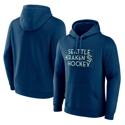 Seattle Kraken Deep Sea Blue Represent Pullover Hoodie
