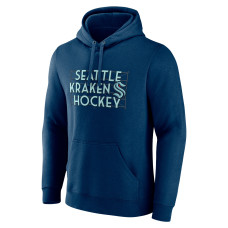 Seattle Kraken Deep Sea Blue Represent Pullover Hoodie