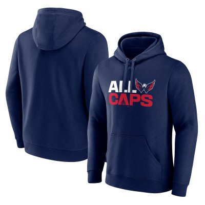 Washington Capitals Navy Represent Pullover Hoodie