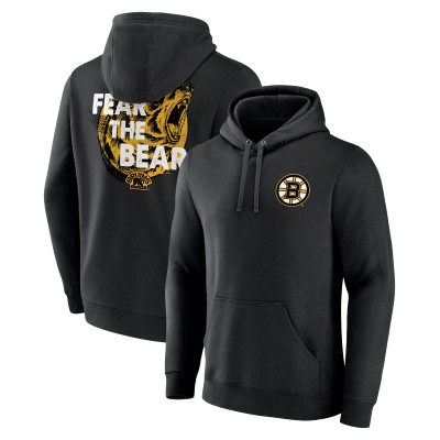 Boston Bruins Black Territorial Pullover Hoodie