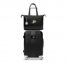 Anaheim Ducks MOJO Premium Laptop Tote Bag and Luggage Set