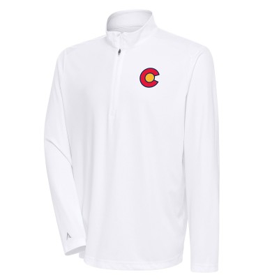 Кофта на молнии Colorado Avalanche Antigua Special Edition 2.0 Tribute - White