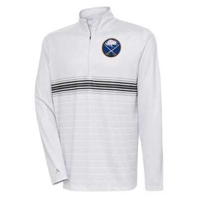 Кофта на молнии Buffalo Sabres Antigua Bullseye - Heather Gray/Black