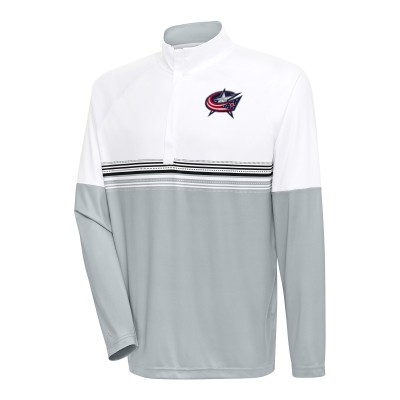 Кофта на молнии Columbus Blue Jackets Antigua Bender - White/Black