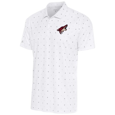 Поло Arizona Coyotes Antigua 19th - White/Black