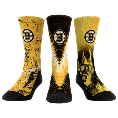 Три пары носков Boston Bruins Rock Em Unisex