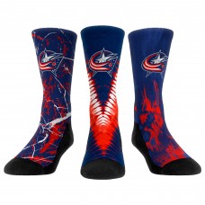 Три пары носков Columbus Blue Jackets Rock Em Unisex