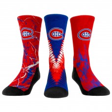Montreal Canadiens Rock Em Socks Unisex Three-Pack Crew Socks Set