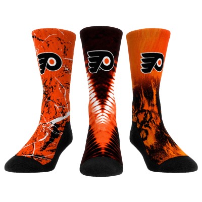 Три пары носков Philadelphia Flyers Rock Em Unisex