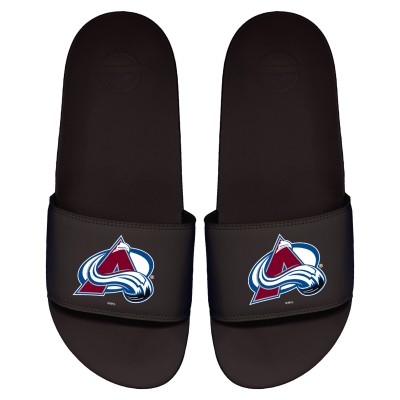 Шлепки Colorado Avalanche ISlide Primary Logo Motto - Black