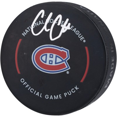 Шайба Cole Caufield Montreal Canadiens Fanatics Authentic Autographed Official Team Game