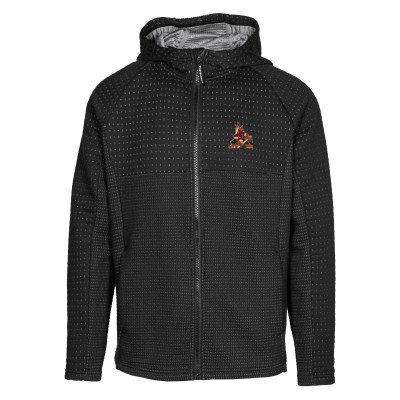 Толстовка на молнии Arizona Coyotes Levelwear Durham Insignia - Black