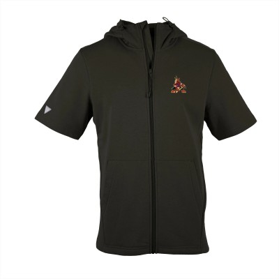Футболка на молнии Arizona Coyotes Levelwear Recruit Insignia Fleece - Black