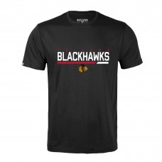 Футболка Chicago Blackhawks Levelwear Logo Richmond - Black