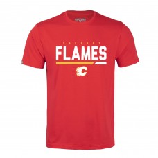 Calgary Flames Levelwear Logo Richmond T-Shirt - Red